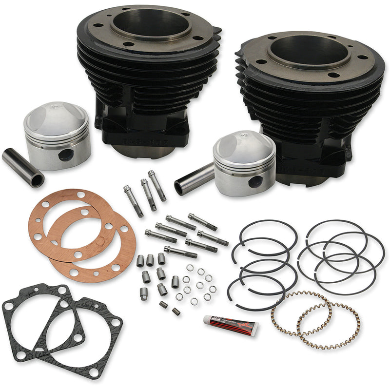 S&S Cycle Cylinder And Piston Kit - 91-9017 For Harley Motorcycles 1966-1984