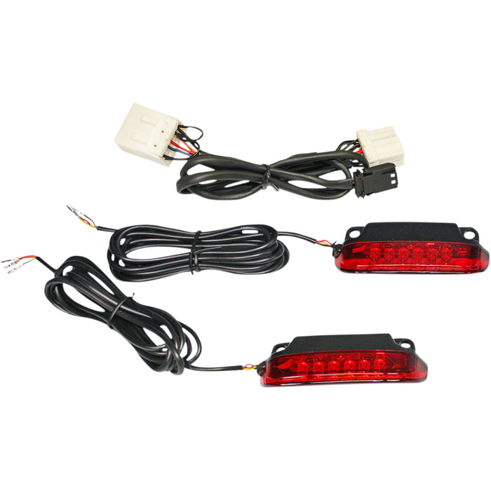 CUSTOM DYNAMICS 2040-2469 CD-LR-09-R Luggage Rack LED Light Bar - Red