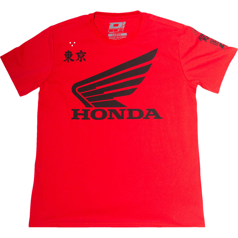 D'COR VISUALS Factory T-Shirt Honda - Red