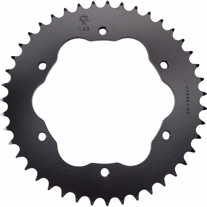 JT SPROCKETS 1210-2481 JTR761.43 Steel Rear Sprocket Rear Sprocket - 43 Tooth - Ducati