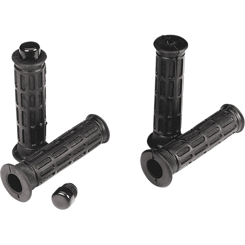 PARTS UNLIMITED 1806-10-001 Laser Street Grips Grips - Street - Plug Ends