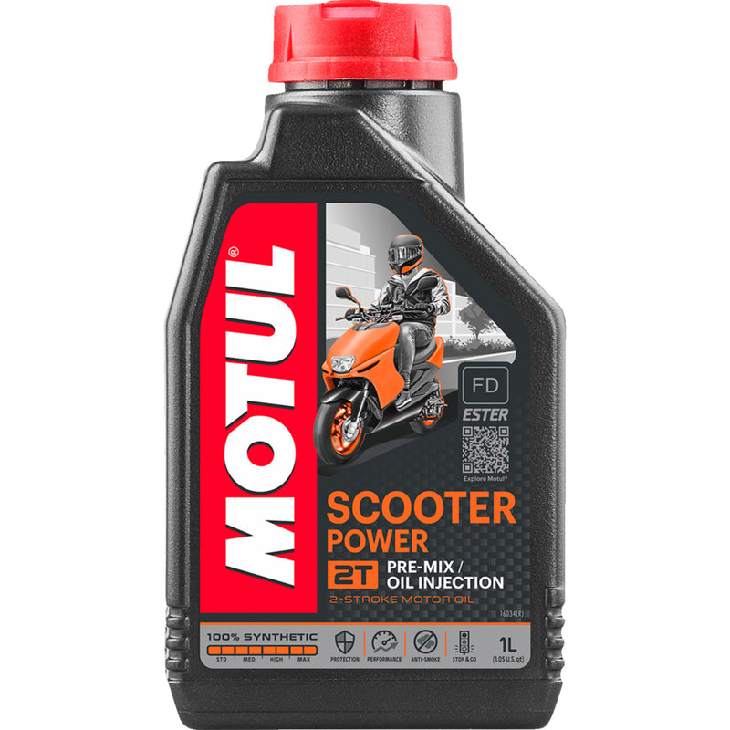 MOTUL 3602-0126 105881 Scooter Power 2T Engine Oil Scooter Power 2T Oil - 1L