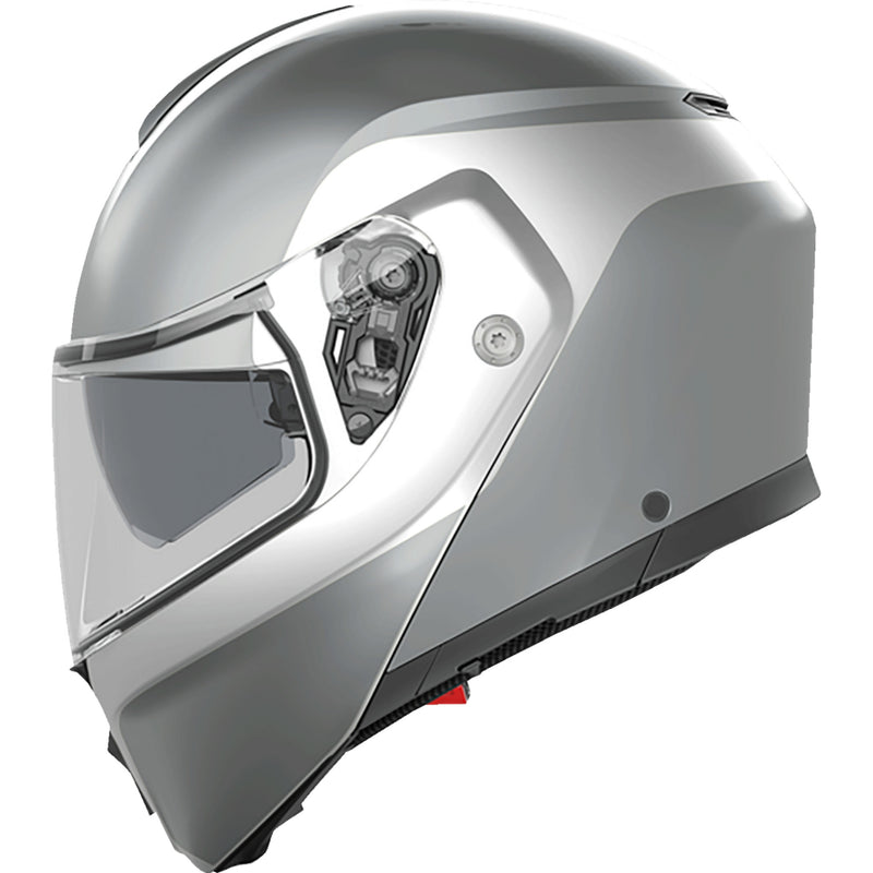 AGV 0100-2396 2118296002004M Streetmodular Levico Helmet Streetmodular Helmet - Levico - Double Light Gray - Medium
