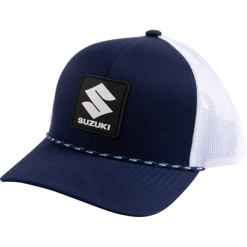 FACTORY EFFEX 2501-4596 29-86406 Suzuki Explorer Braided Snapback Hat dark navy blue/white