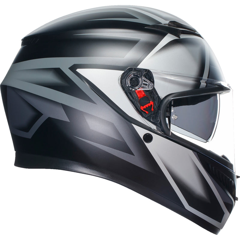 AGV 0101-15489 2118381004008M K3 Compound Helmet K3 Helmet - Compound - Matte Black/Gray - Medium