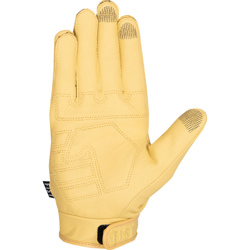 FIST HANDWEAR Road Warrior Leather Gloves Yellow