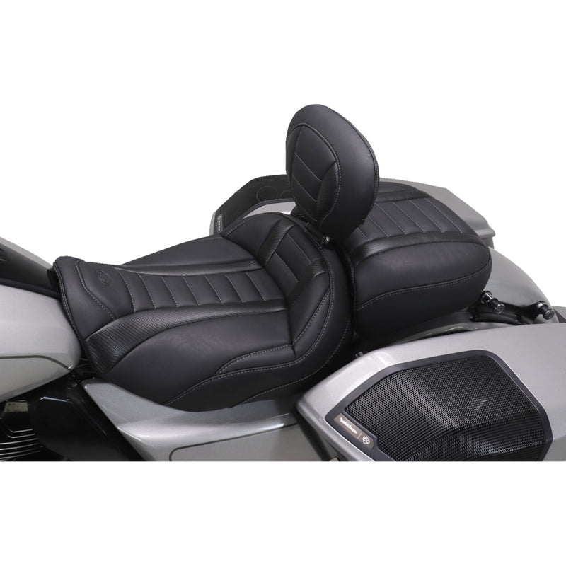 Mustang Wide Seat - 88420GM For Harley Touring 2023-2026