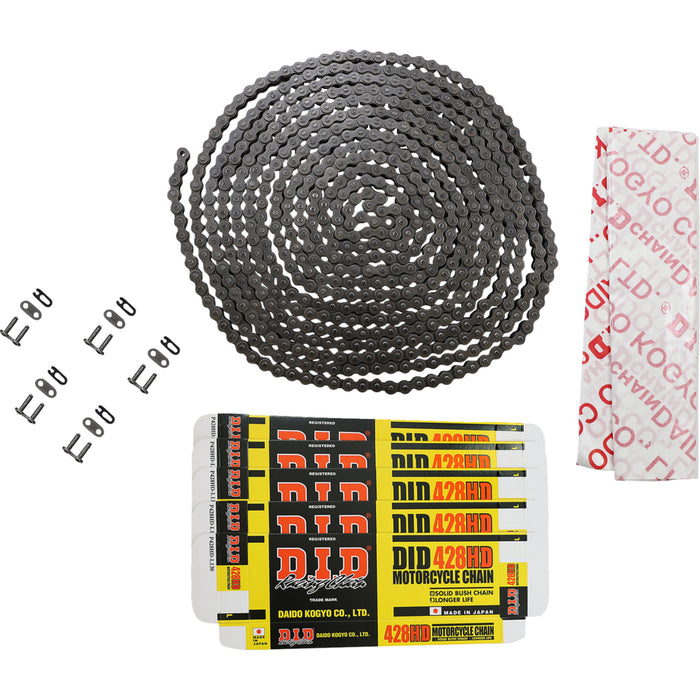 DID D18-3108 428HX25FT Standard Series Non O-Ring Bulk Chain 428H - Standard Series Chain - 25 Feet