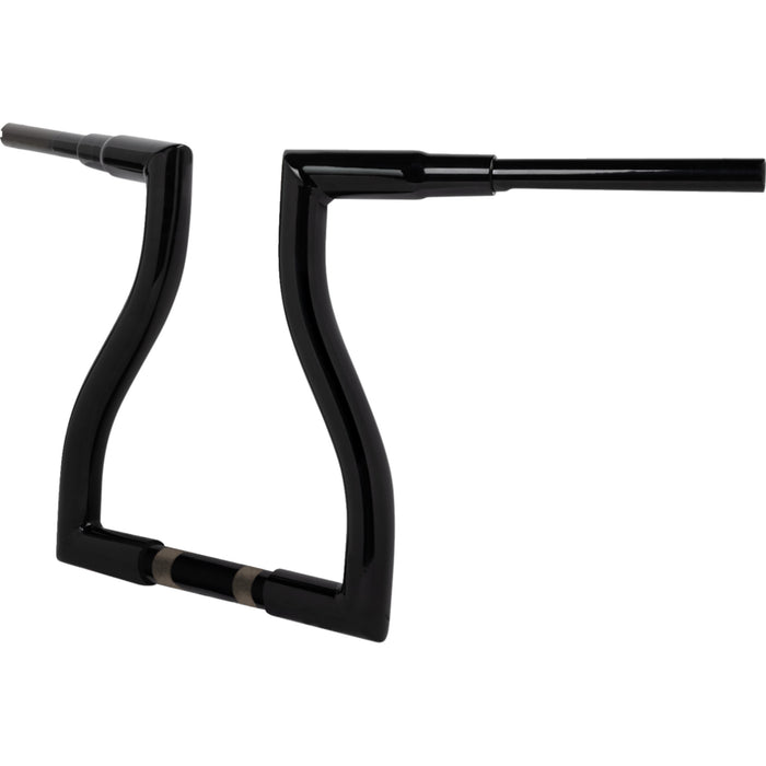 LA CHOPPERS 0601-6732 LA-7317-14BW Pre-Wired Thresher Handlebar - 14" - Black