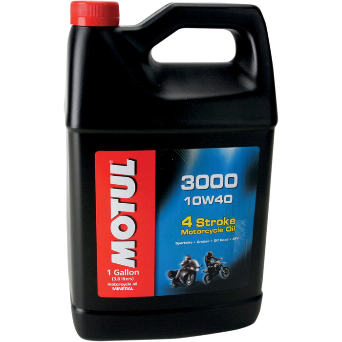 MOTUL MOT39 107693 3000 Mineral 4T Engine Oil 10w-40 - 1 u.s. gal.