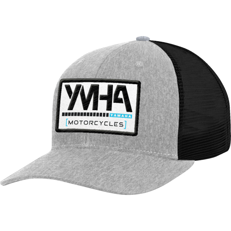 YAMAHA APPAREL 2501-3960 NP21A-H3202 Yamaha Curved Bill Hat Yamaha Revs Hat - Gray/Black