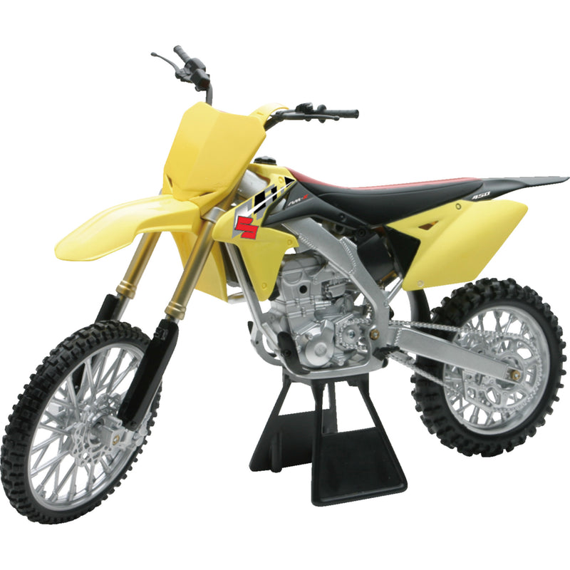 NEW RAY TOYS 7001-0073 49473 Suzuki RM-Z 450 Dirt Bike 1:6 scale - yellow/black