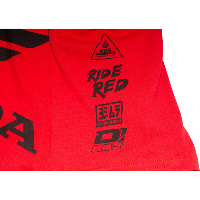 D'COR VISUALS Factory T-Shirt Honda - Red