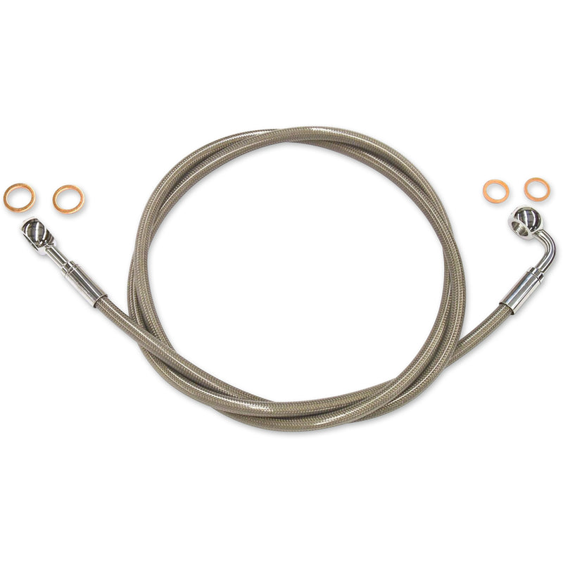Magnum Shielding XR Brake Line - SSC0604-48 For Harley Softail Custom / Dyna Wide Glide / Street Bob 1986-2007