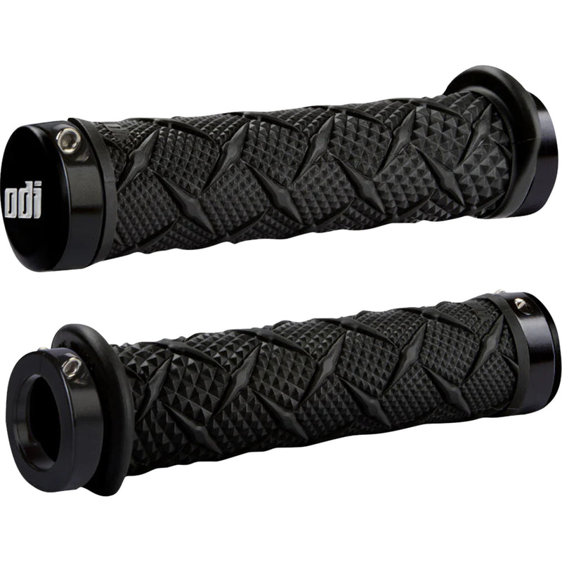 ODI 0630-3416 J30XTB-B Xtreme Lock-On ATV Grips Grips - Xtreme - Lock-On - Black/Black