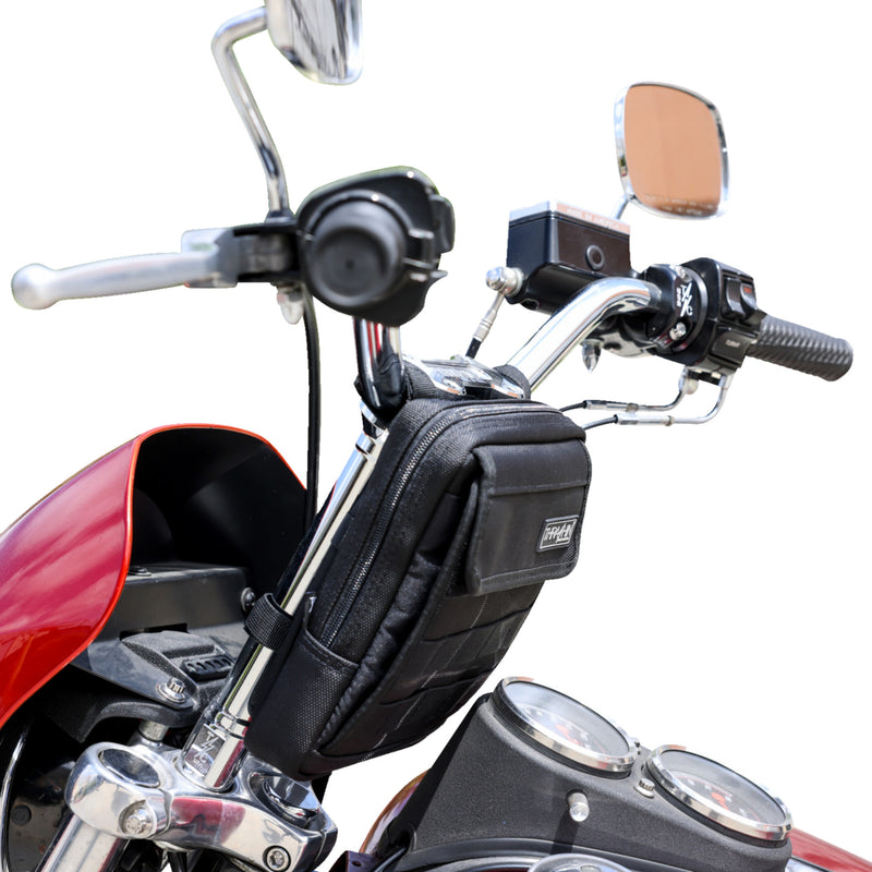 THRASHIN SUPPLY CO. 3510-0180 THB-0020 Slim Handlebar Bag - Black