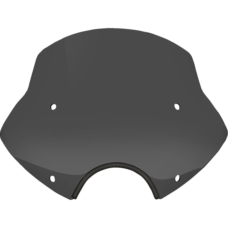 MEMPHIS SHADES 2313-0327 MEP54310 Speed Demon Windshield - Speed Demon Sportshields - 13" - 7" Headlight Cutout - Dark Black Smoke