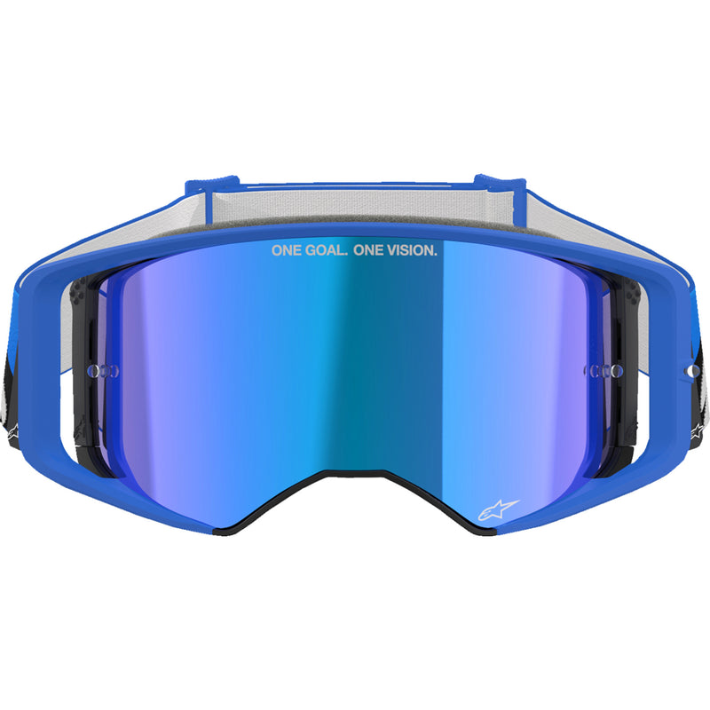 ALPINESTARS GOGGLES 2601-3766 5100625-7271 Supertech Stream ABS Vision Goggle Supertech Goggle - Stream - Blue - Blue Mirror