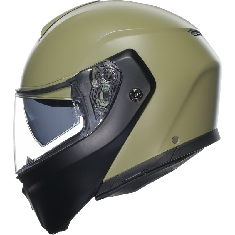 AGV 0100-2385 2118296002010S Streetmodular Mono Helmet Streetmodular Helmet - Mono - Matte Pastello Green/Black - Small
