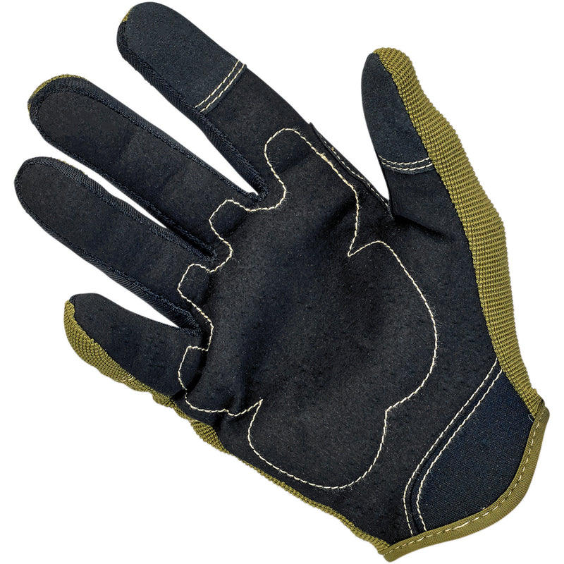 BILTWELL Moto Gloves Olive/Black