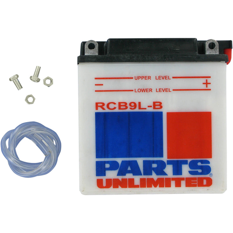 Parts Unlimited Conventional Battery - RCB9L-B Honda CMX250C Rebel / CMX250CD Rebel Ltd 1985-1987