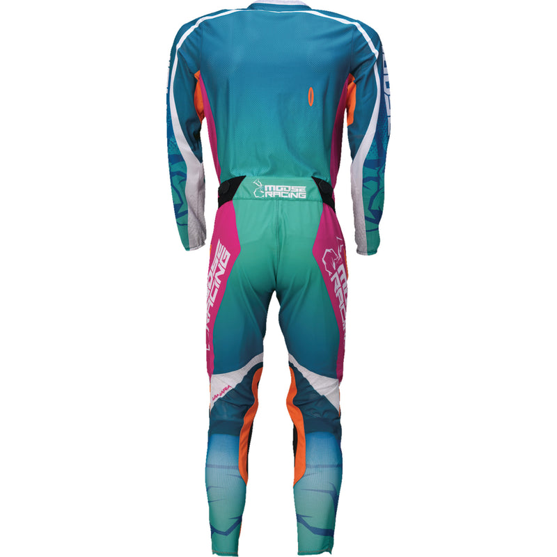 MOOSE OFFROAD Sahara Jersey Teal/Orange/Pink