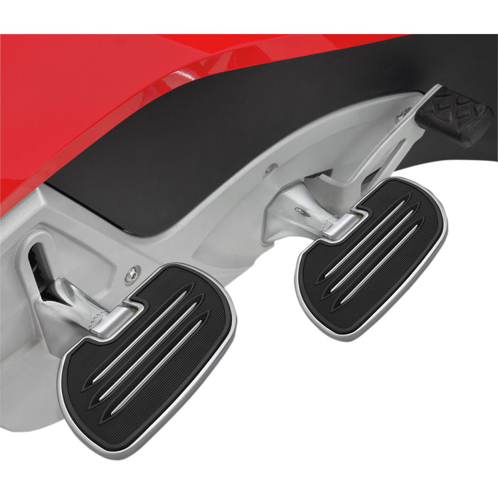 SHOW CHROME 1621-0968 41-185 Commander Passenger Floorboard Passenger Floorboards - Black - Spyder RT