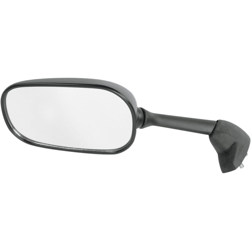 EMGO 0640-0188 20-80562 OEM-Style Replacement Mirror Mirror - Side View - Rectangle - Black - Left