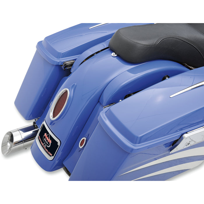 KLOCK WERKS 0504-0080 KWS-01-0004 Curvaceous Upper Fillers - Saddlebag Upper Covers - Smooth