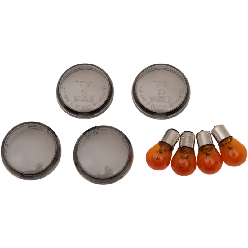 Drag Specialties Smoked Turn Signal Lens Kits Vrod For Harley Sportster 2002-2013