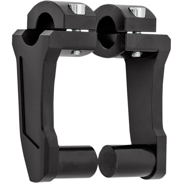 ROX SPEED FX 0602-0848 4R-P4RX-01 Patriot Series Pivoting Handlebar Riser Risers - Pivot - 4" - Black