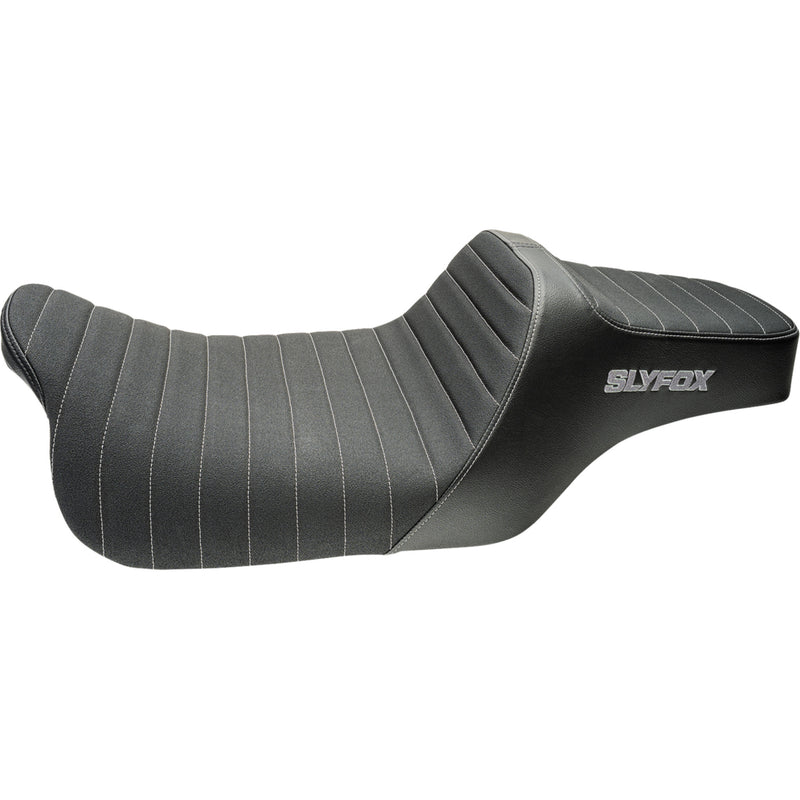 Slyfox Highnoon Seat - 4710B-SlyFox For Harley Touring 2008-2024