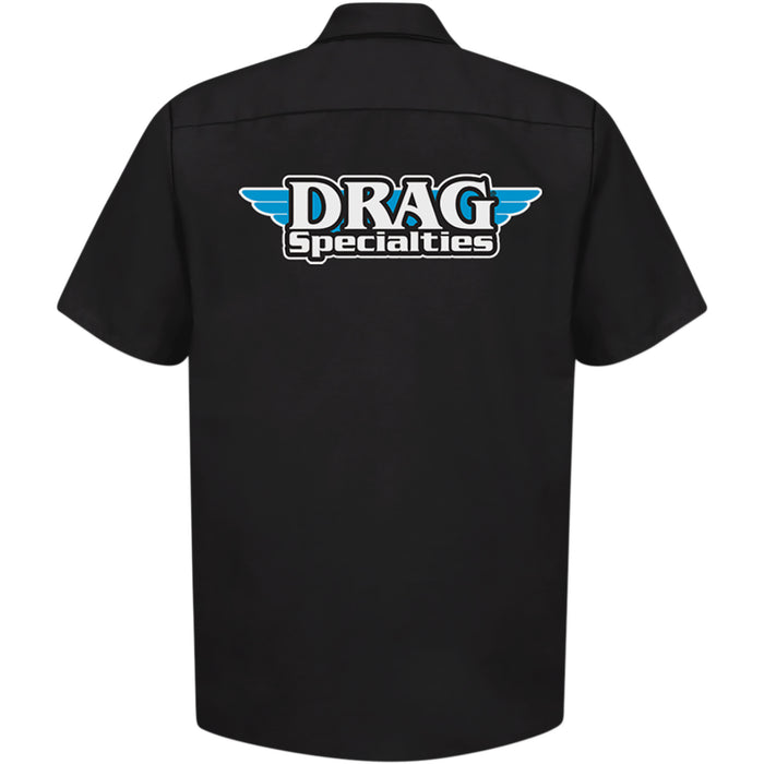 THROTTLE THREADS 3040-2914 DRG31ST24BKXL Drag Specialties Shop Shirt black - xl