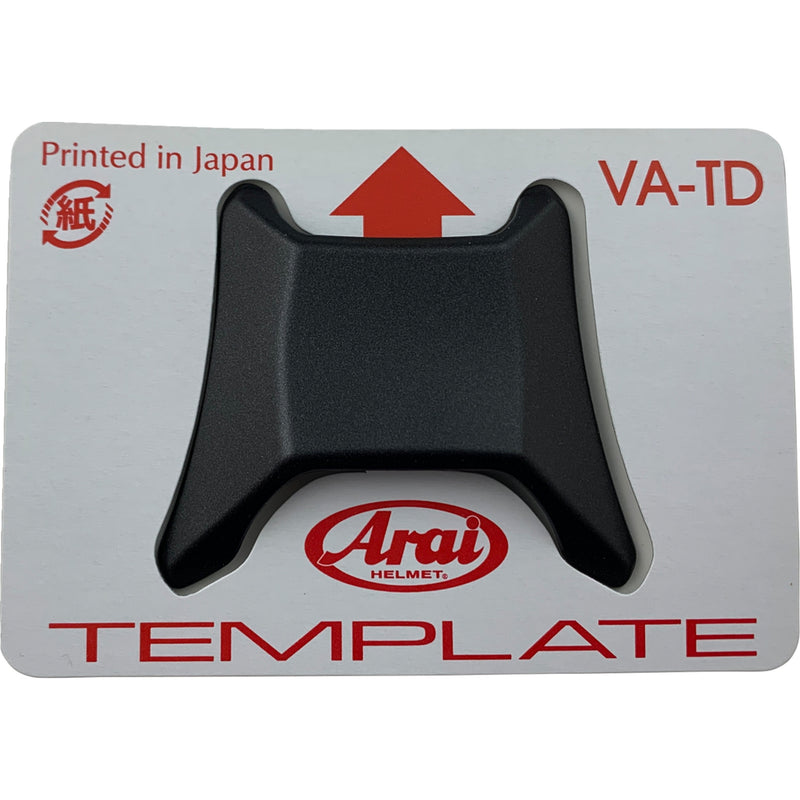 ARAI HELMETS 0133-1486 105346 VX-Pro4 Helmet Center Front Top-Duct VX-Pro4 Top-Duct - Center Front - Black Frost