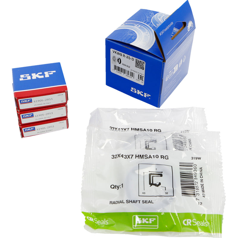 SKF 0222-0716 VKWB-R-25-D Wheel Bearings with Seals Kit rear - honda/suzuki