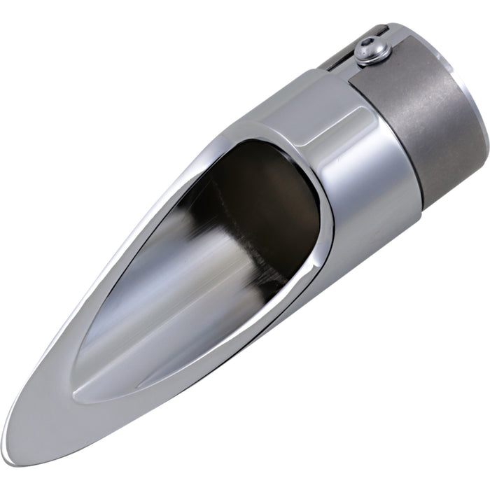 BARON 1812-0170 BA-1100-01 Family Jewel Exhaust Tip chrome - scalloped