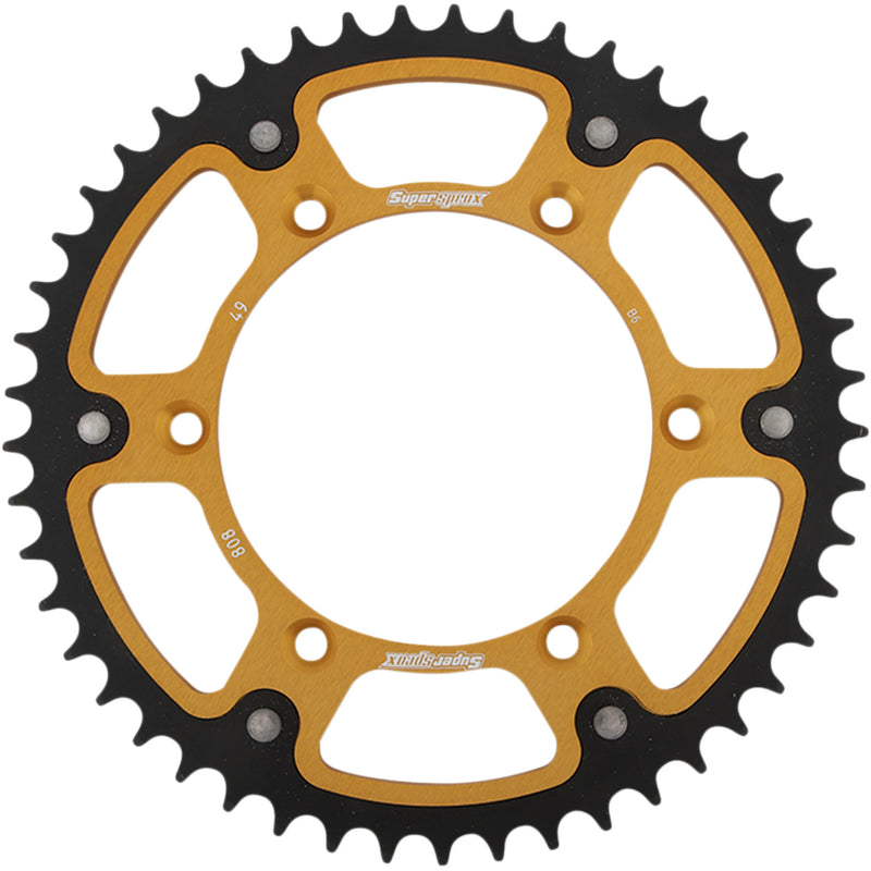 Supersprox Sprocket - RST-808-49-GLD Kawasaki KLX400R 2003