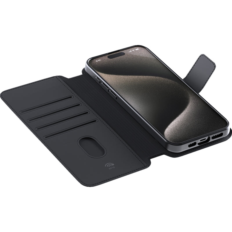 SP CONNECT 0636-0457 52843 SPC+ Magnetic Flip Cover Case - SPC+ - Magnetic Flip Cover - XL - Black