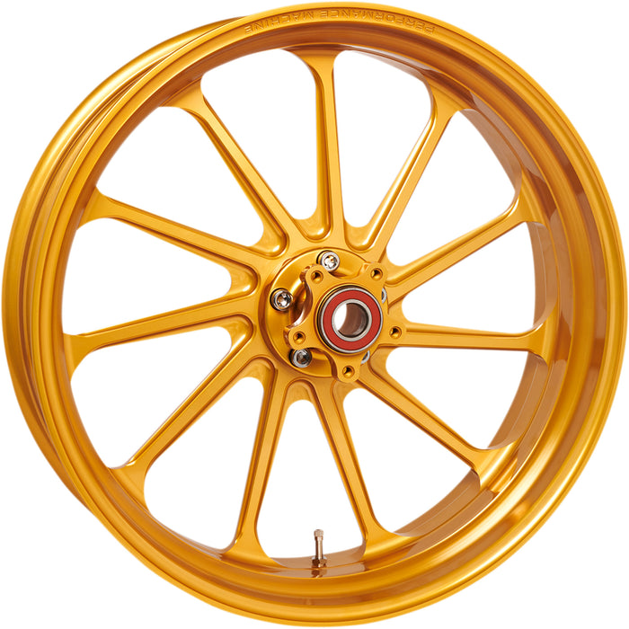 PERFORMANCE MACHINE (PM) 0201-2377 12047814RASLAPG Assault Wheel - Front - Dual Disc/with ABS - Gold Ops™ - 18x5.5