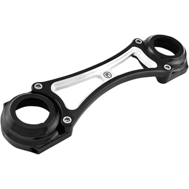 Performance Machine (pm) Brace - 0208-2124-BM For Harley Dyna 2006-2017