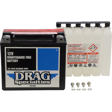Drag Specialties YTX Battery For Harley Motorcycles 1991-2023