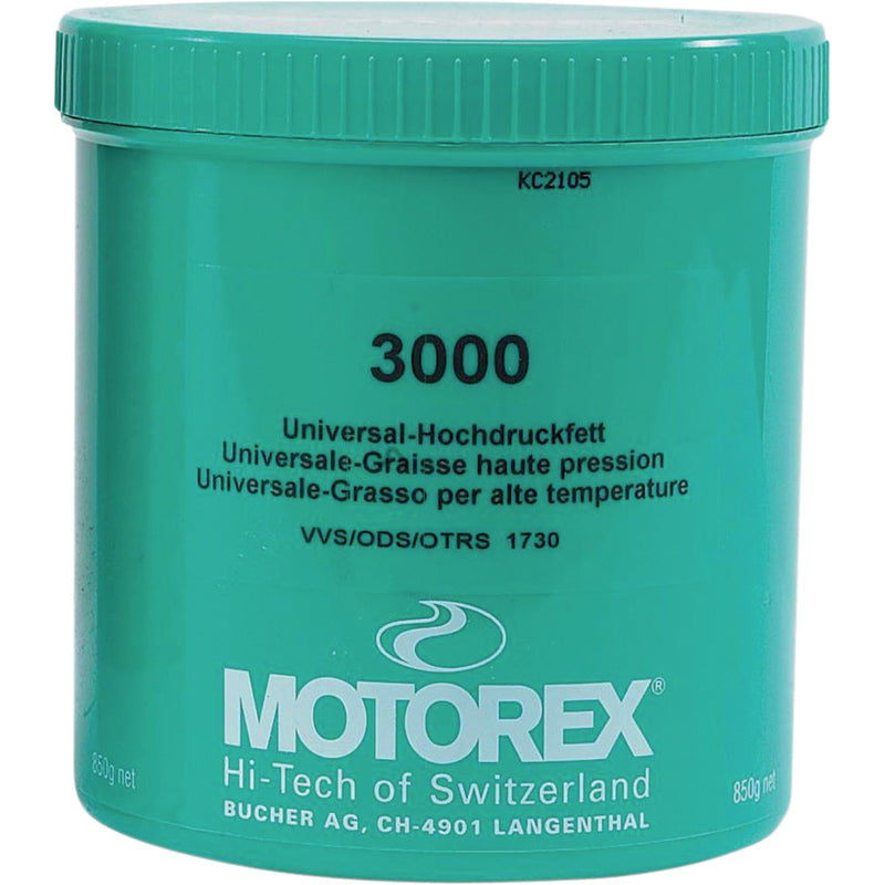 MOTOREX 3607-0007 300766 High Pressure Grease 3000 3000 Universal Grease - 850g - Jar
