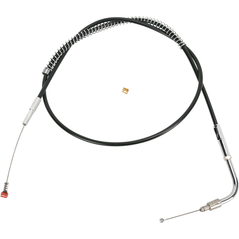 BARNETT 0651-0315 101-30-40025-03 Black Vinyl Throttle/Idle Cable - +3"