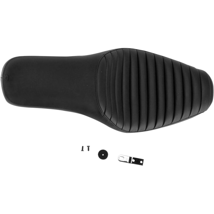 SADDLEMEN 0803-0479 804-05-148 Profiler™ Tuck-n-Roll Seat - Black - FXDWG '04-'05