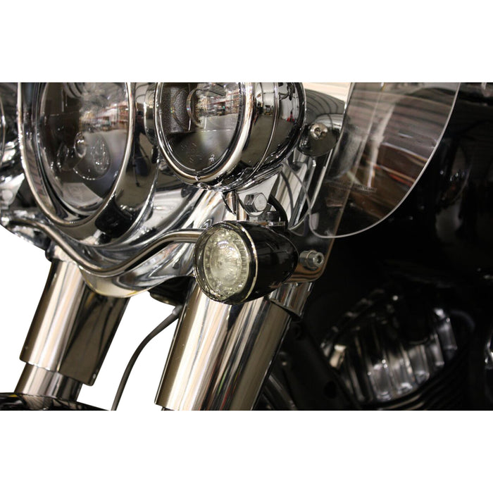 CUSTOM DYNAMICS 2020-1742 PB-IND-FTS-AW-C ProBEAM® Dynamic Ringz™ LED Front Turn Signals ProBEAM® Turn Signals - Chrome