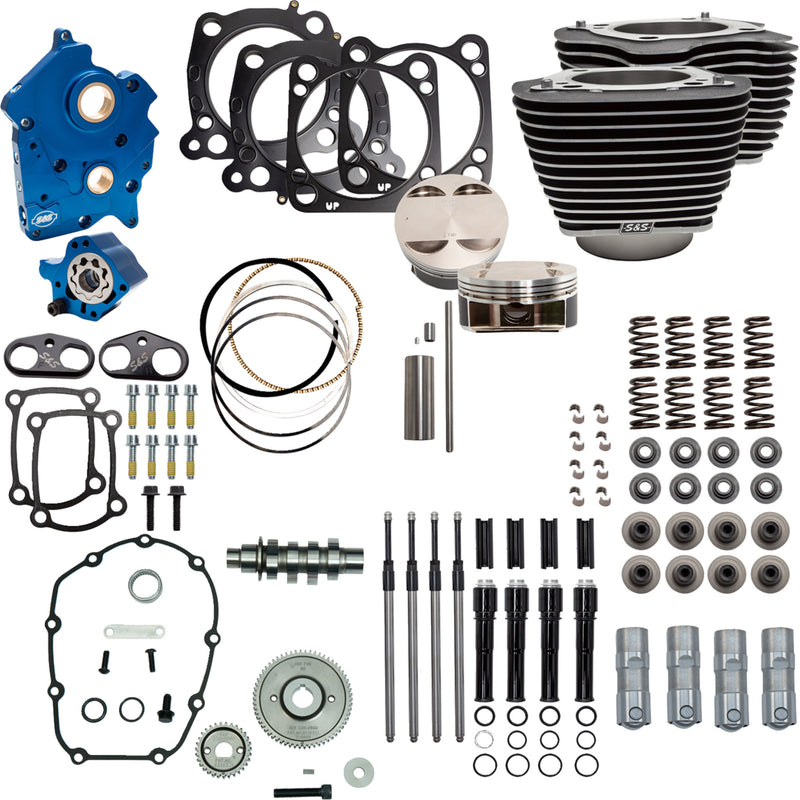 S&S Cycle Power Package Performance Kit - 310-1058D For Harley Motorcycles 2017-2026