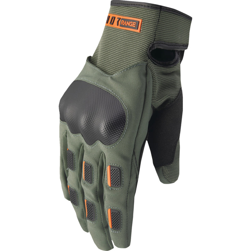 THOR Range Gloves Army/Orange