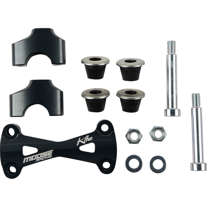 MOOSE OFFROAD 0602-1405 10.331.B.AN MX/EN Riser w/ Bar Mount Riser Kit - 40 mm - Gray