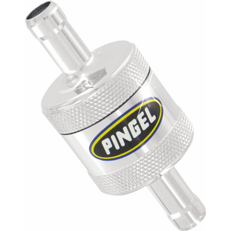PINGEL 0707-0006 SS5C In-Line Fuel Filter Fuel Filter - Standard - Chrome - 3/8"
