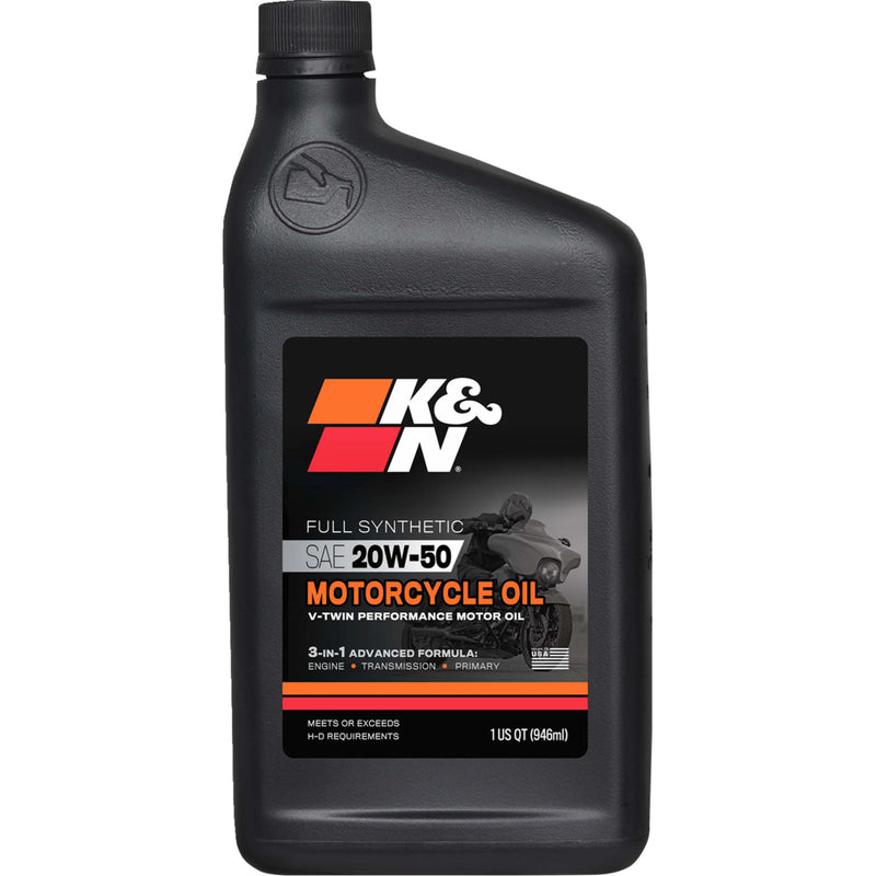 K & N 3601-0839 108063 Synthetic Engine Oil 20w50 - 1 u.s. quart